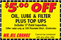 oil change discount
