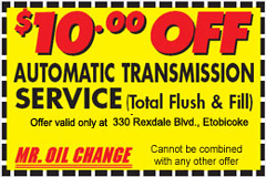 automatic transmission service discount